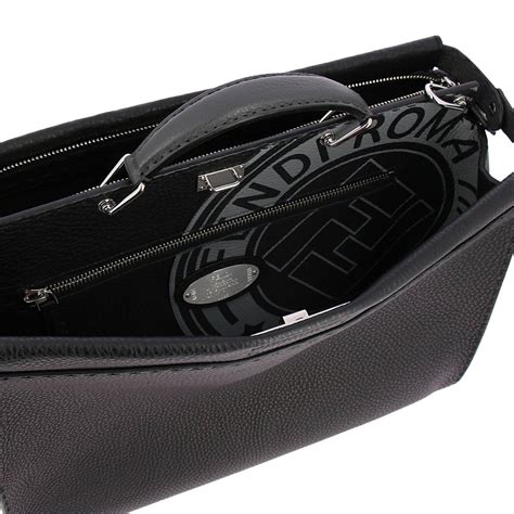 Borse uomo Fendi in Pelle Nero 